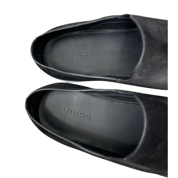 Vince Verrell Slide Sneakers Black Suede Women’s 7.5 Slip-On Casual Staple - Picture 6 of 14